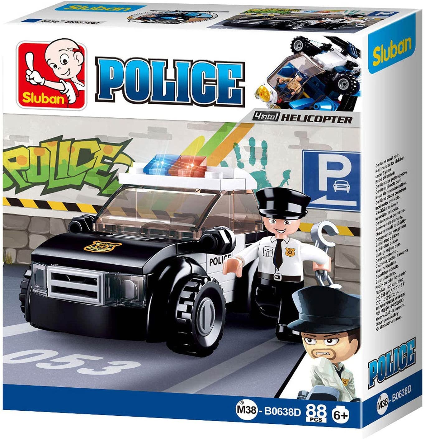 Sluban Patrol Car M38-B0638D
