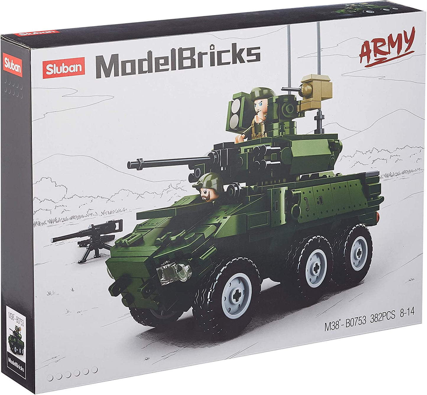 Sluban 6x6 Wheeled Infantry Combat Vehicle M38-B0753