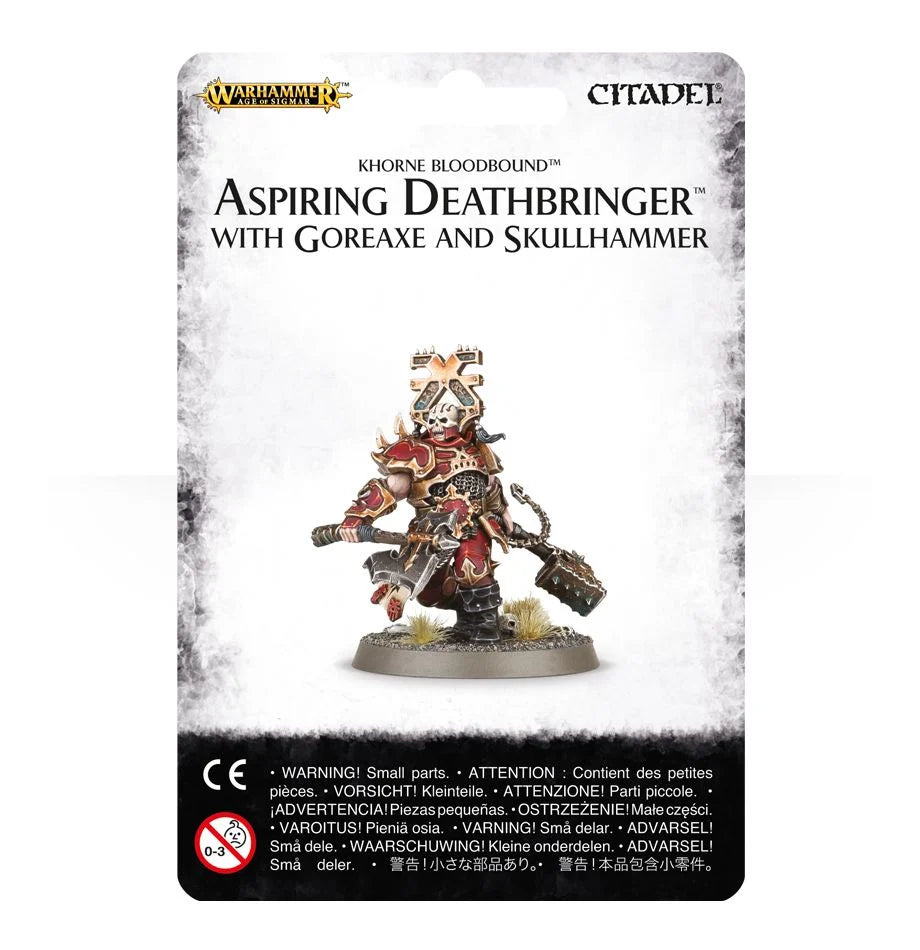 Aspiring Deathbringer mit Goreaxe und Skullhammer
