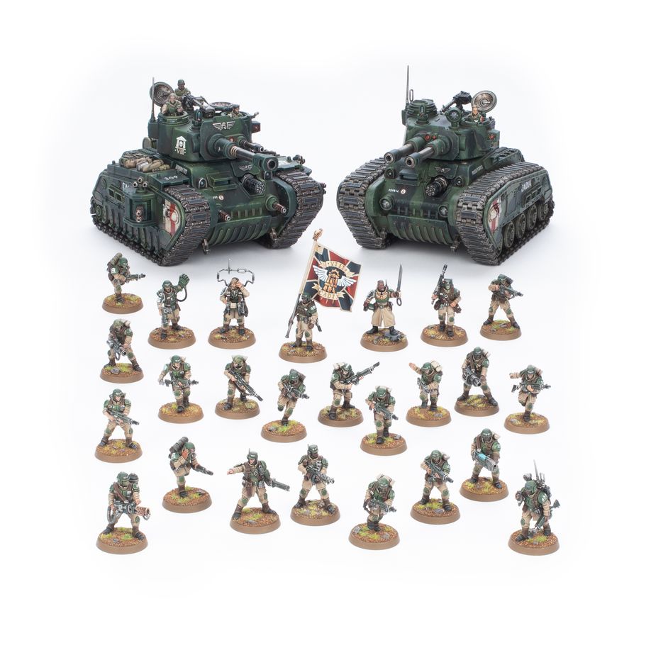 CADIANISCHE VERTEIDIGUNGSSTREITMACHT DES ASTRA MILITARUM WEIHNACHTSBOX 2023