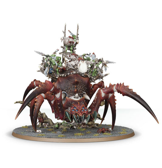 Arachnarok-Spinne mit Netzschleuda