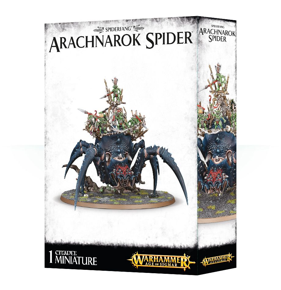 Arachnarok-Spinne mit Netzschleuda