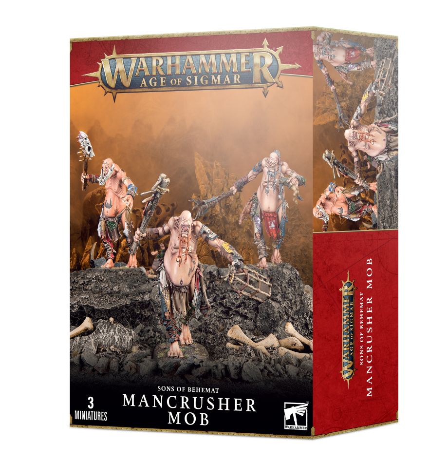 Menschenquetscher-Gargant Mob 3 Figuren