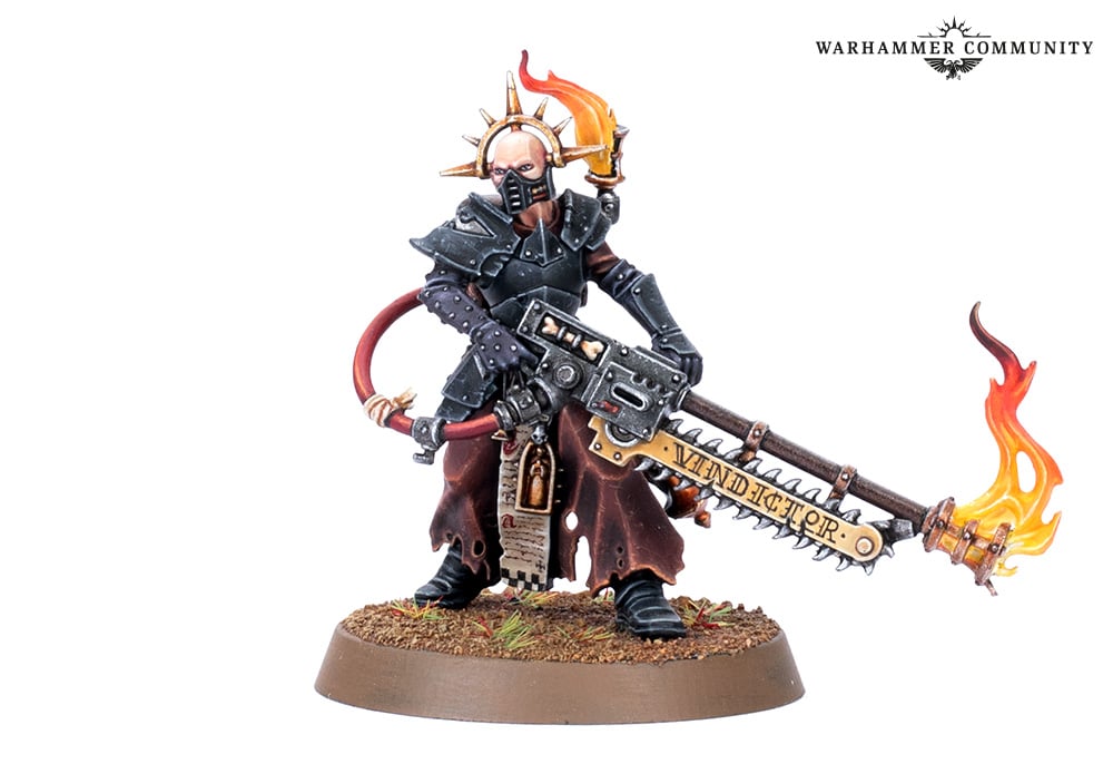 Ministorum Priest with Vindictor / PRIESTER DES MINISTORUM MIT VINDICTOR