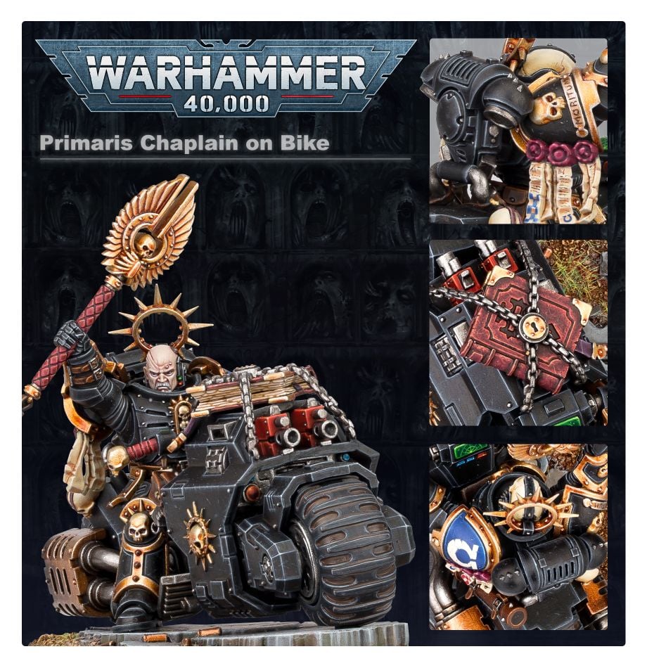 Primaris-Ordenspriester auf Bike