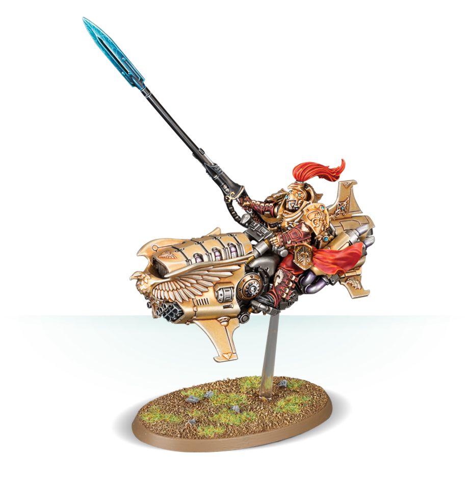 Shield-Captain auf Dawneagle-Jetbike