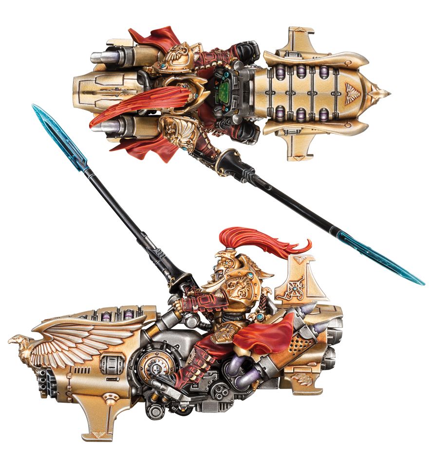 Shield-Captain auf Dawneagle-Jetbike