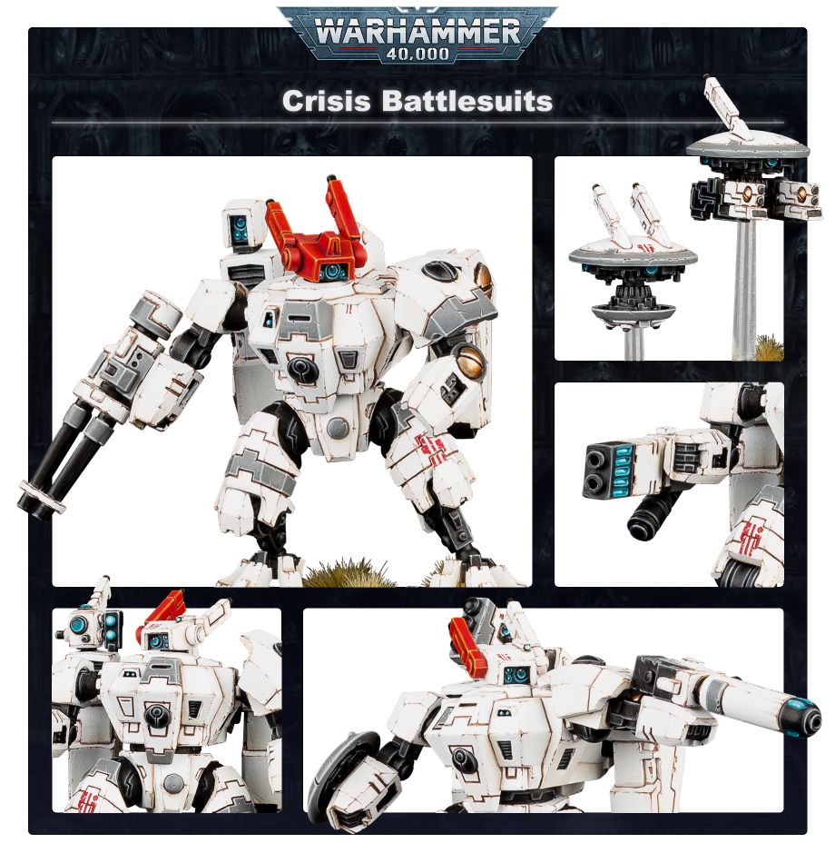XV8 Crisis Battlesuit Team / Krisis-Kampfanzug