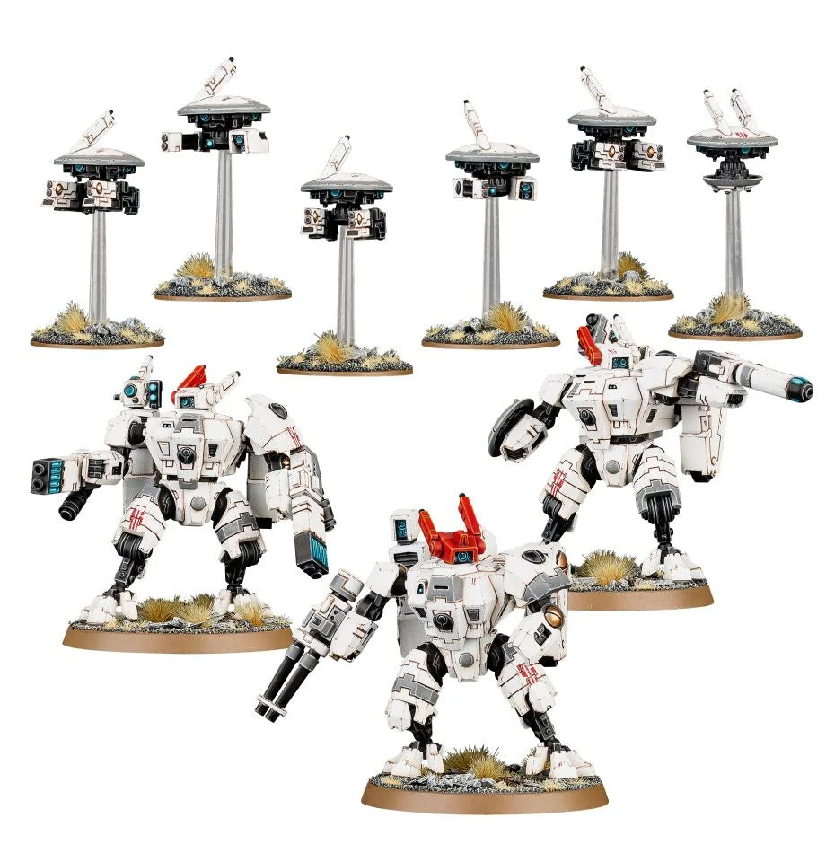 XV8 Crisis Battlesuit Team / Krisis-Kampfanzug