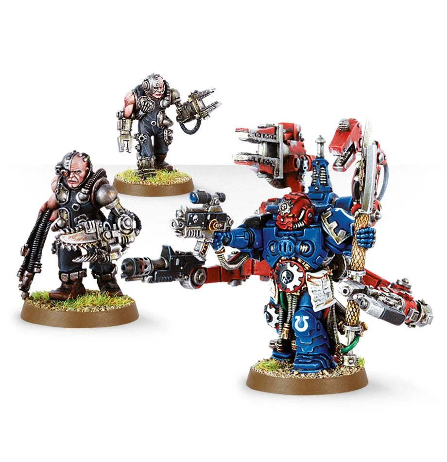 Techmarine mit Servitoren