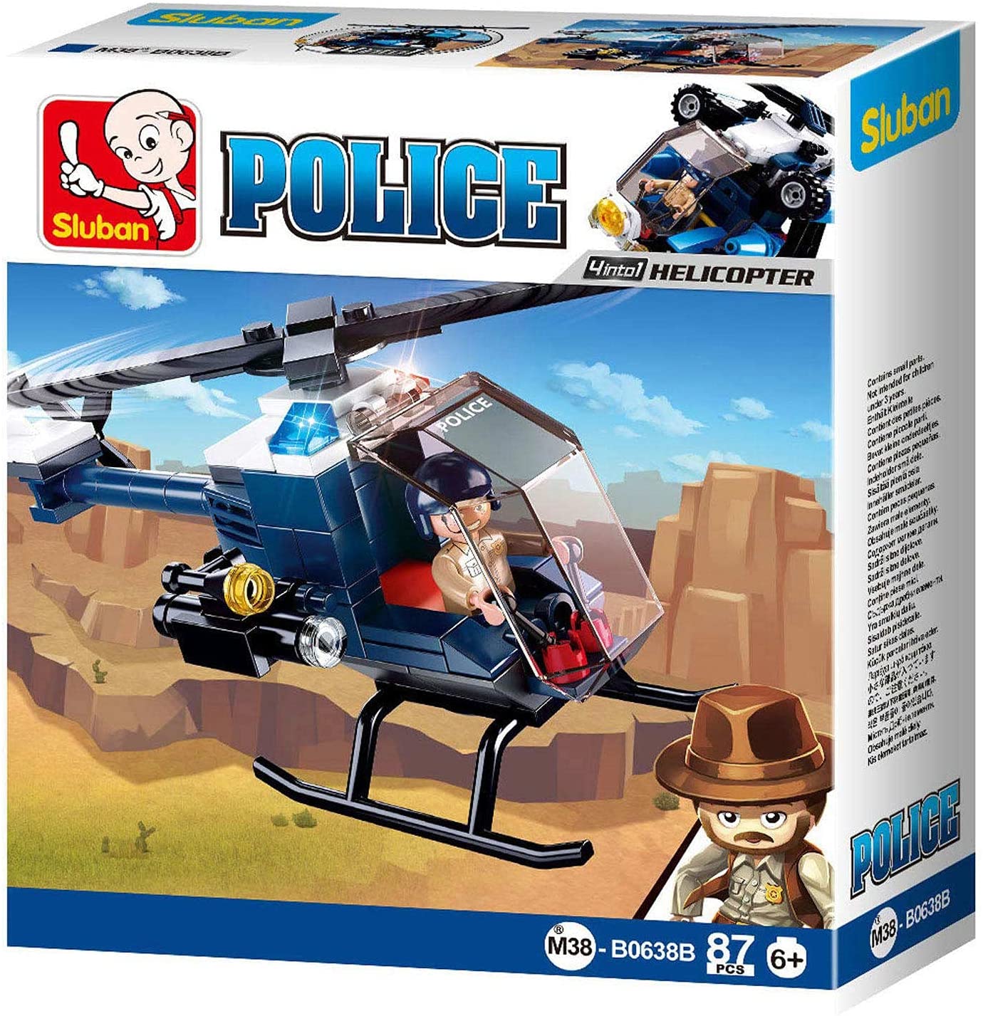 Sluban Helicopter M38-B0638B