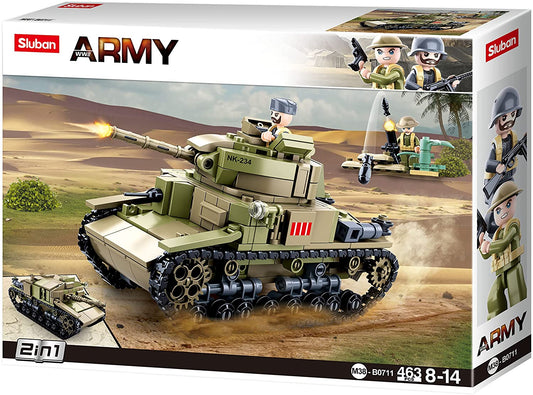 Sluban Medium Italien Tank 2in1 M38-B0711