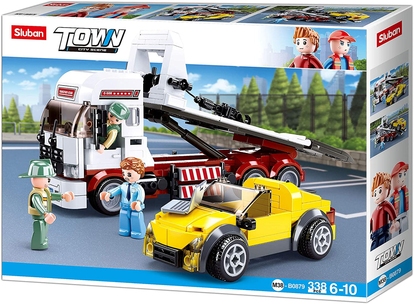 Sluban Car Trailer M38-B0879