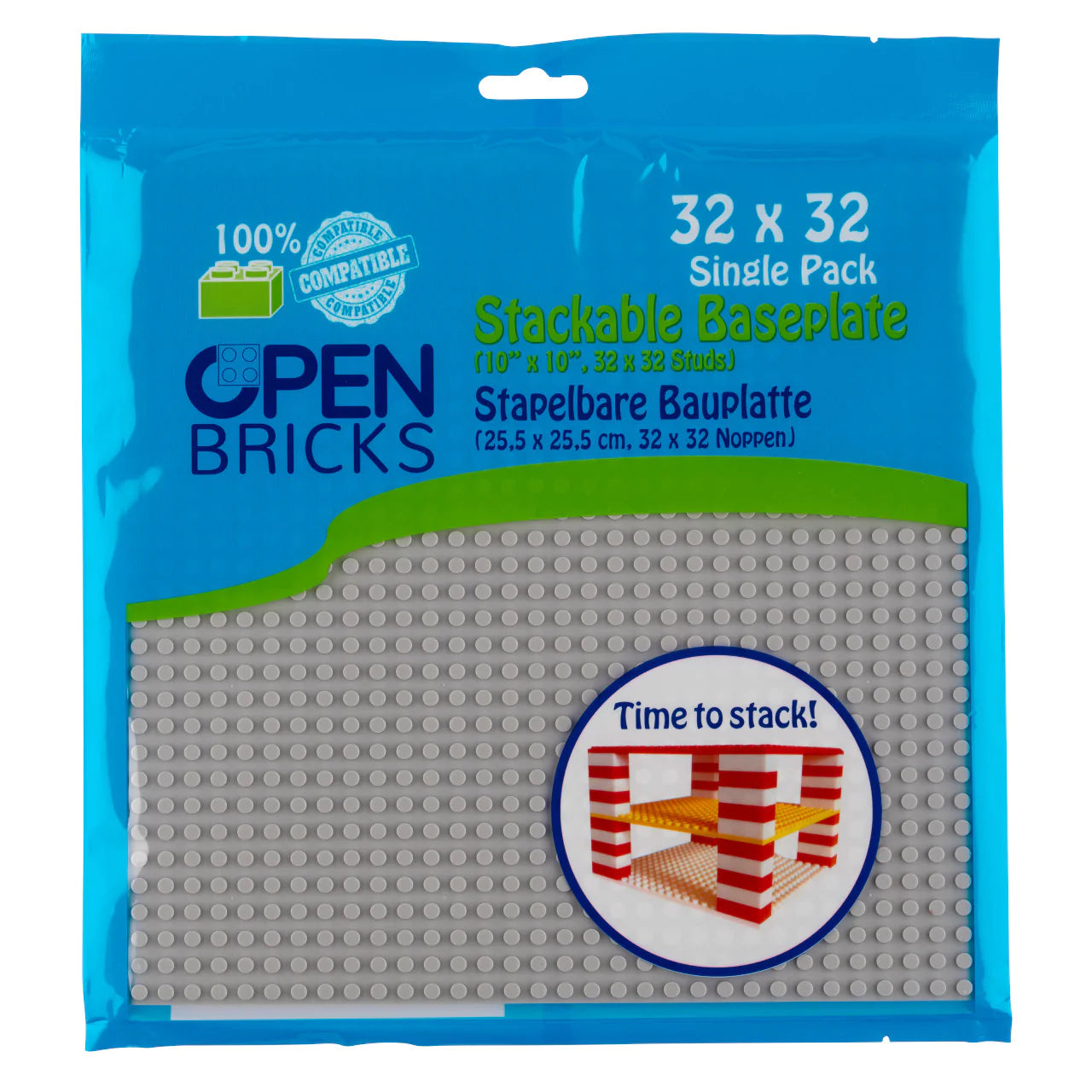 Baseplate hell grau (32x32)