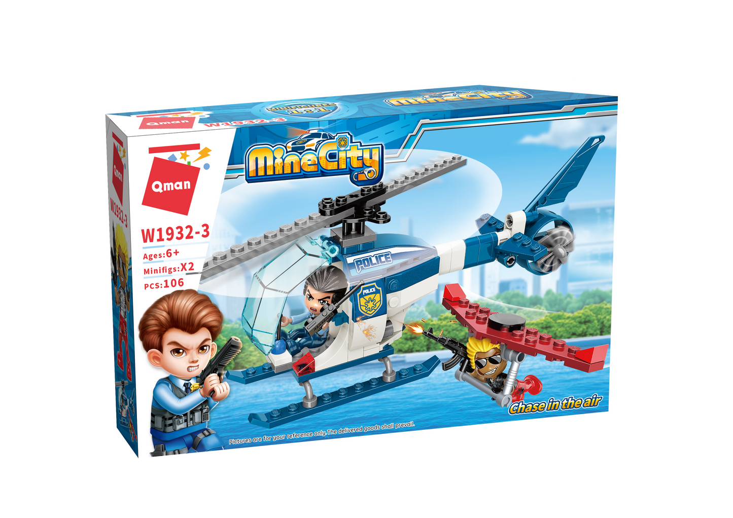MineCity Verfolgung in der Luft