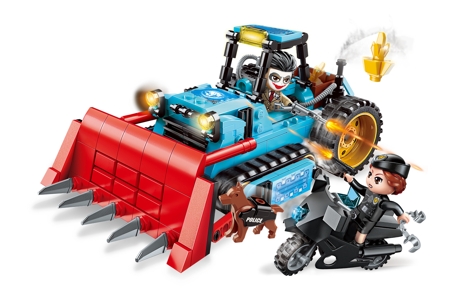 Police Toothed Bulldozer